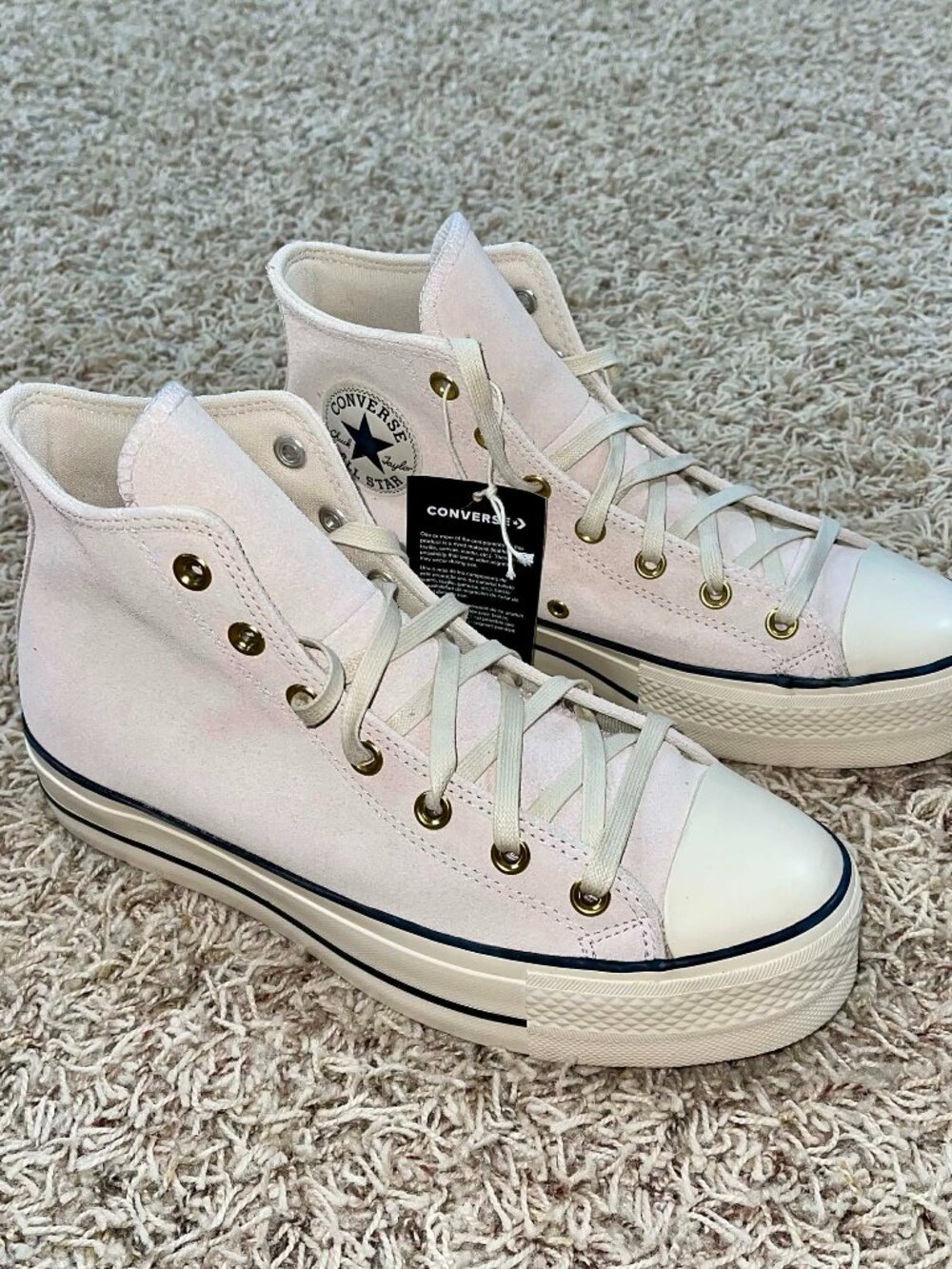 Converse Women’s Chuck Taylor All Star Lift Platform Suede Shoes A13823C Size 10